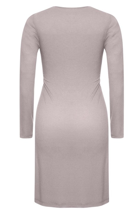 Рокля за бременни, Пъпче, сива, вискоза, еластан