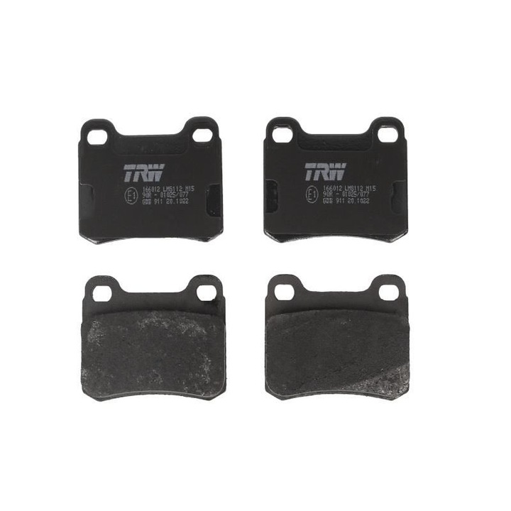 Комплект предни спирачни накладки Lucas Renault