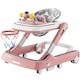 Premergator Copii 2 in 1 Mavio®, Model MyRide, Rotobil pentru Bebelusi, Mod Antemergator, Varsta Recomandata 3-36 Luni, Pliabil, Inaltime Ajustabila, Jucarii Interactive, Anti Cadere, Roti 360 Grade, Masuta Mancare Bebe, Tavita cu Sunete, Cos Baschet, Roz