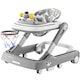 Premergator Copii 2 in 1 Mavio®, Model MyRide, Rotobil pentru Bebelusi, Mod Antemergator, Varsta Recomandata 3-36 Luni, Pliabil, Inaltime Ajustabila, Jucarii Interactive, Anti Cadere, Roti 360 Grade, Masuta Mancare Bebe, Tavita Sunete, Cos Baschet, Gri