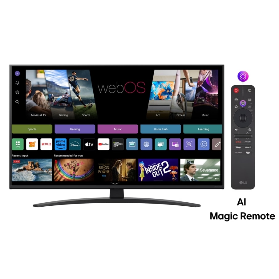 Televizor LED Smart TV, LG NanoCell AI 43NANO81A3A, 43 inch, 4K Ultra HD, Wi-Fi, CI+, 60 Hz, Negru