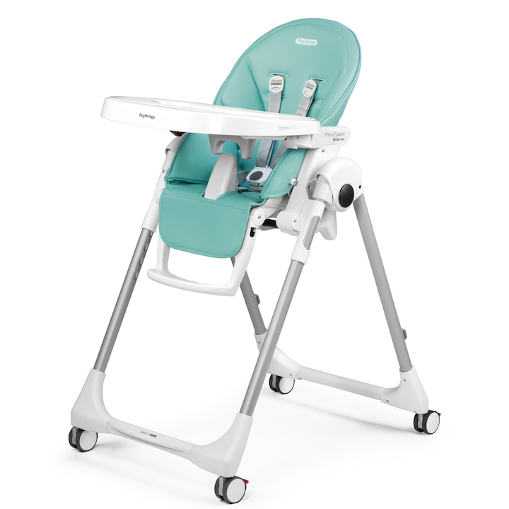 Peg Perego Prima Pappa Zero Follow Me 2в1 столче за хранене, 0-15 кг, Таити, зелено
