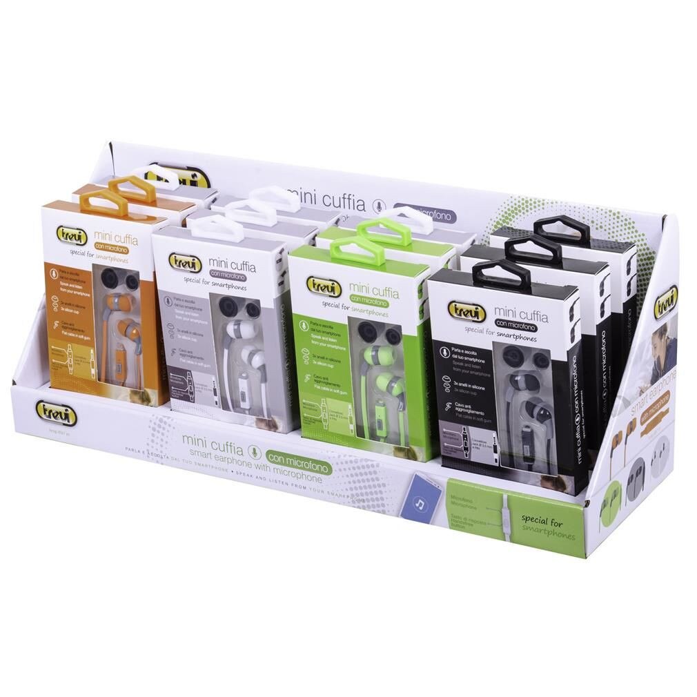 Casti In-Ear cu fir, microfon HMP 687 M, Trevi