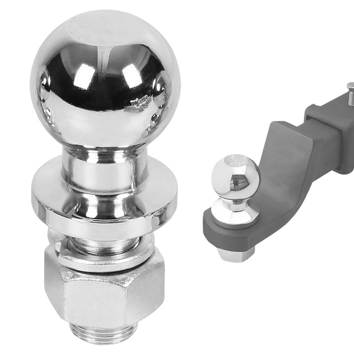 Suport tractare auto, qipuneky, otel, capacitate 3.5 tone, 50mm, 7/8 inch