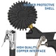 Set accesorii compresoare, qipuneky, 13 piese, manometru pentru umflat anvelope 220 PSI, pistol de suflare, metal, compatibilitate 1/4" NPT