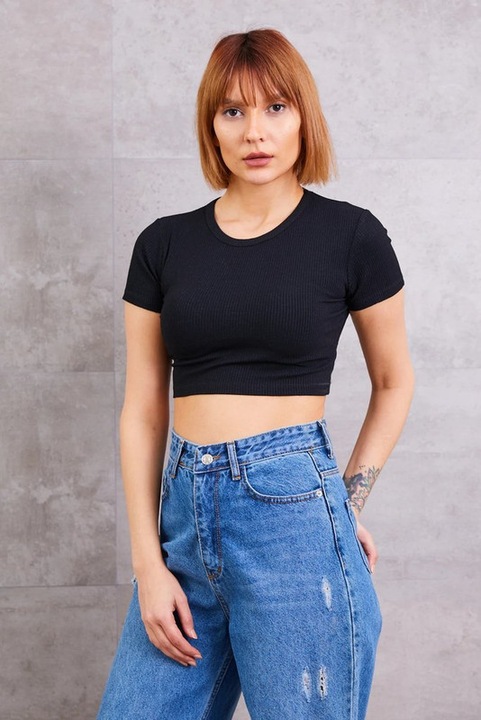 Női rövid szabású, Fekete