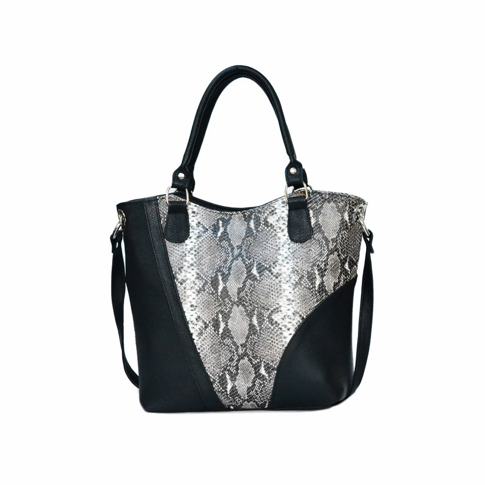 Geanta dama,Zea,piele naturala,snakeskin