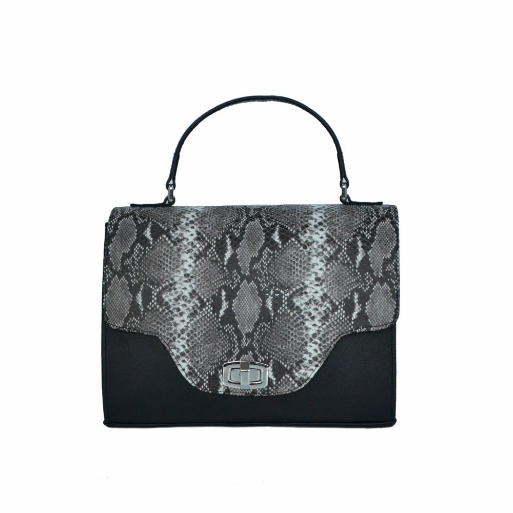 Geanta dama,Zea,piele naturala,snakeskin