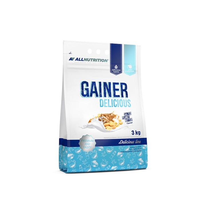 Хранителна добавка Allnutrition, Gainer Delicious - Гейнър 3.000kg Шоколад с фъстъчено масло