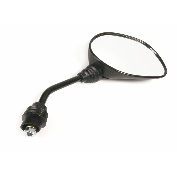 Oglinda retrovizoare dreapta pentru Piaggio – Compatibila cu Vespa Liberty, Beverly, X8, X9, X10, Neagra