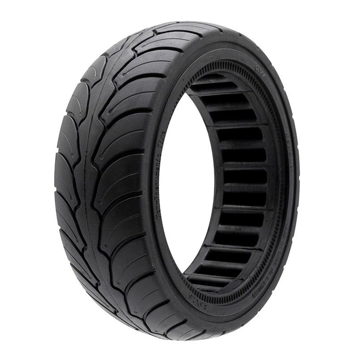 Anvelopa plina, ultra-usoara, pentru trotineta electrica, 8, 5x2-6, 1/B58, negru, Motorevolution