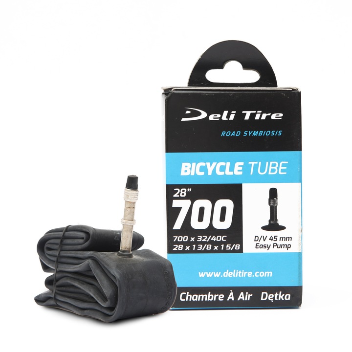 DELI TIRE Tömlő 700X32/40C DV 45MM DELI BOX