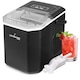 Masina cuburi de gheata Lehmann Frosty, 100W, 12kg/24h, Rezervor De Apa 1,3l, Doua Dimensiuni Pentru Cuburile De Gheata, 300x300x240mm, Negru