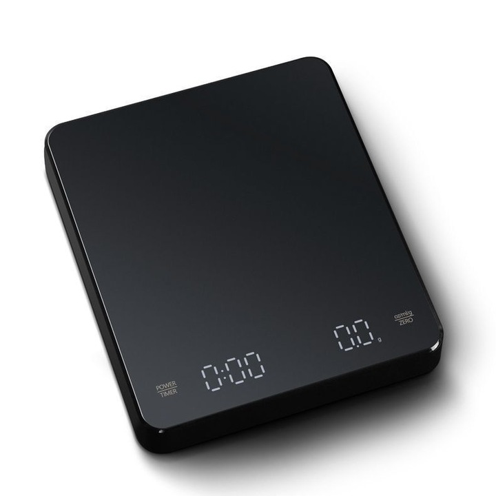 Cantar de bucatarie digital, 3 kg, negru, 150x130x22.5mm