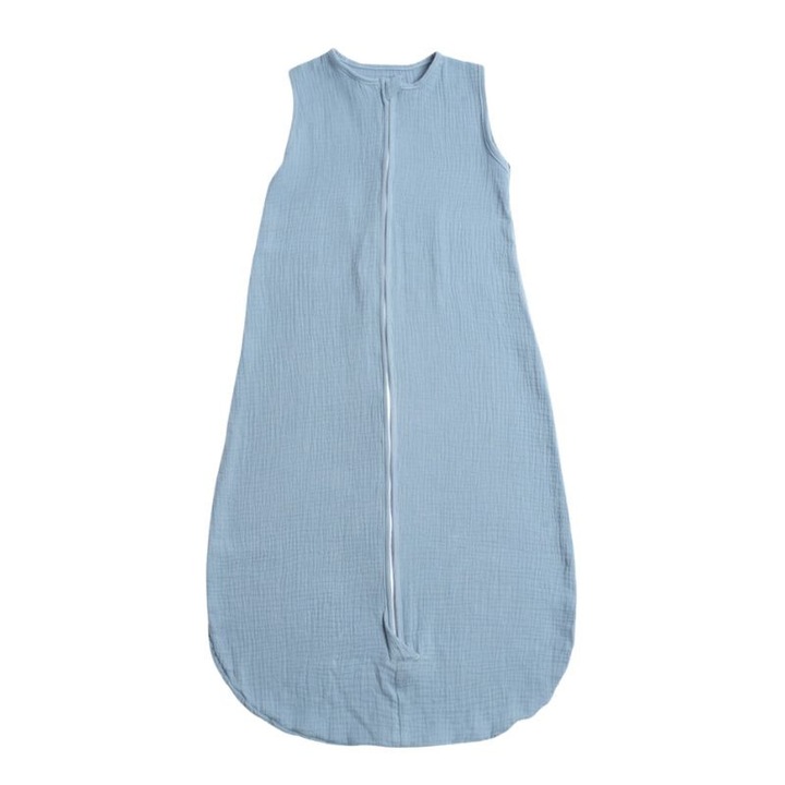 Sac de dormit de vara pentru copii din muselina dubla Kidizi® jeans 18-36 luni