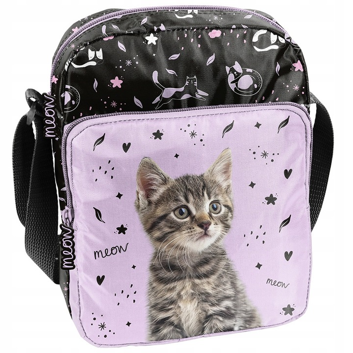 Детска чанта PASO, модел Kotet, 24x18x7см, 3L, полиестер, с регулируема презрамка