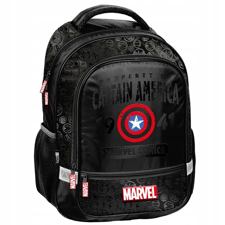 Ghiozdan scolar, PASO, Razbunatorii, Capitanul America, 2 compartimente AV25AV-260