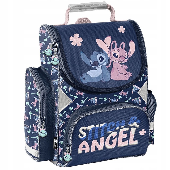 Ghiozdan scolar ergonomic, PASO, Stitch, Sitch Angel DS25CC-525