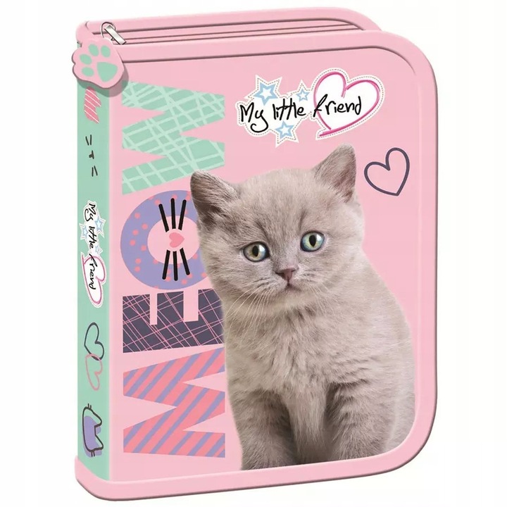 Suport pliabil pentru pixuri, St.Majewski, Roz