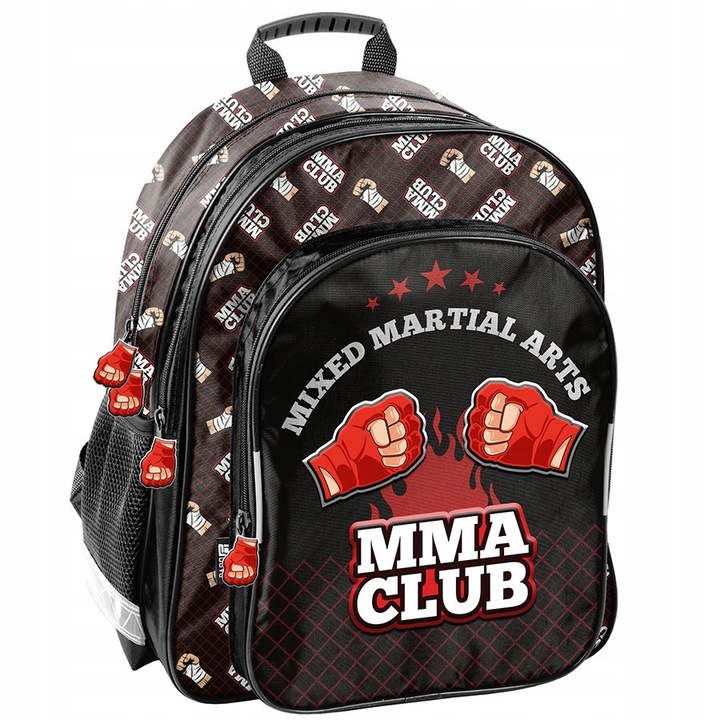 Ghiozdan, PASO, MMA Club, Ghiozdan scolar, 3 compartimente PP25BO-090