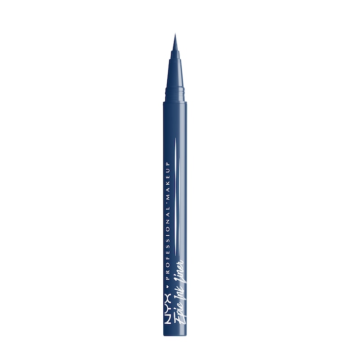 Tus lichid pentru ochi NYX Professional Makeup 10 Midnight Rise, rezistent la transfer, intens pigmentat, 1 ml