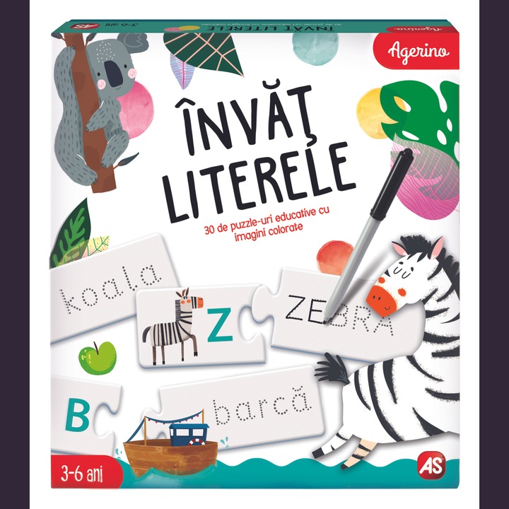 Agerino oktatójáték, Tanuld meg a betűket