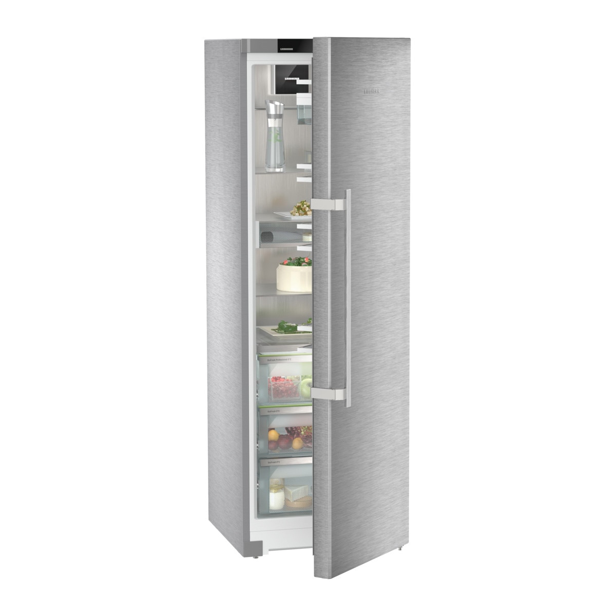 Frigider Liebherr SRBstc 529i Peak, BioFresh, 386 l, Clasa C, H 185.5 cm, SmartSteel, Inox