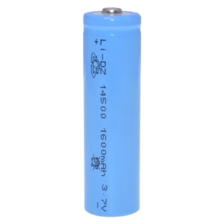 Acumulator DZ-14500 reincarcabil Li-ion VICTINY ®, 3.7v 1600 mah, albastru mat