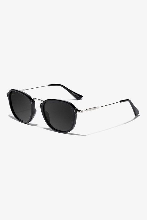D.Franklin, Унисекс слънчеви очила Aviator, 51-23-145, Черен/Сребрист