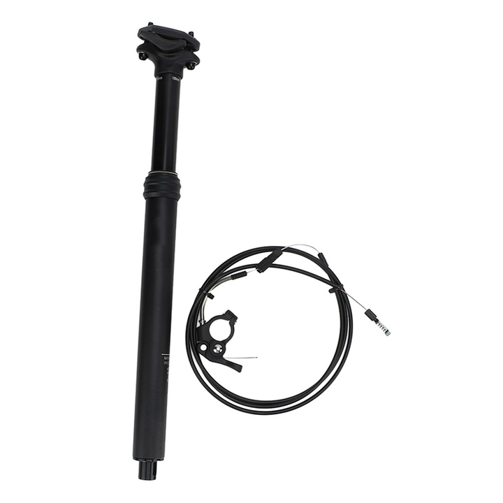 Хидравлична седалка 31.6MM, с кабел, за планински велосипеди, алуминий, водоустойчива и прахоустойчива