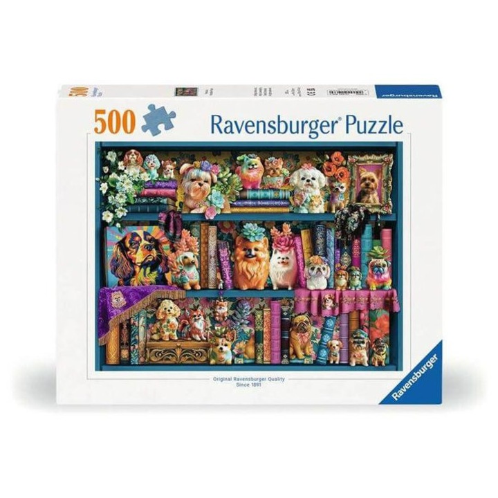 Puzzle Ravensburger 500 piese - Catei din portelan