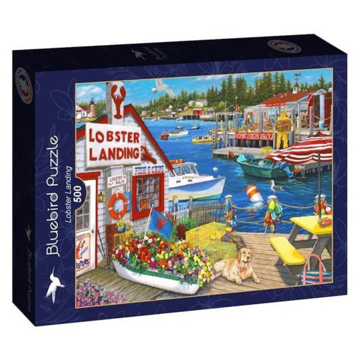 Пъзел Bluebird от 500 части - Lobster Landing (90957)