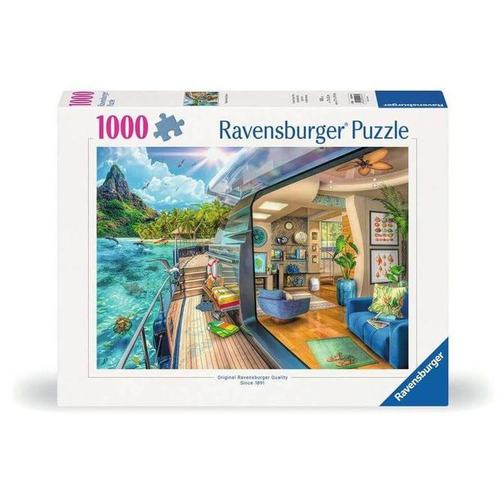 Пъзел Ravensburger от 1000 части - Тропически остров (12000413)