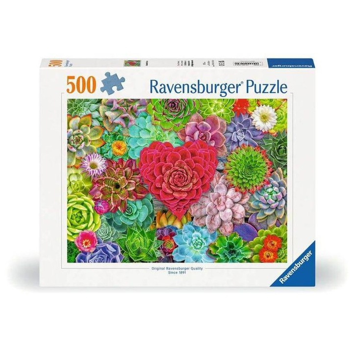 Пъзел Ravensburger от 500 части - Сукуленти (12001469)