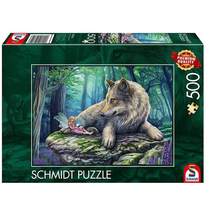 Пъзел Schmidt от 500 части - Вълк и Елф (59714)