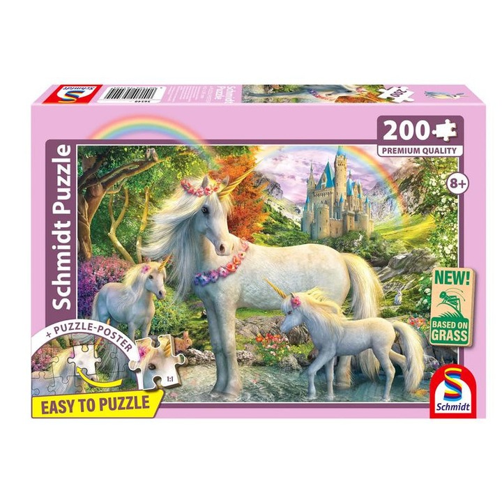 Schmidt 200 db-os puzzle - Unicorn Mare with Two Foals (56540)