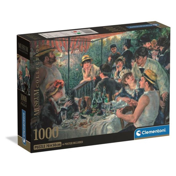 Clementoni 1000 db-os puzzle - High Quality Collection - Museum Lunch, Boating Party (37063)