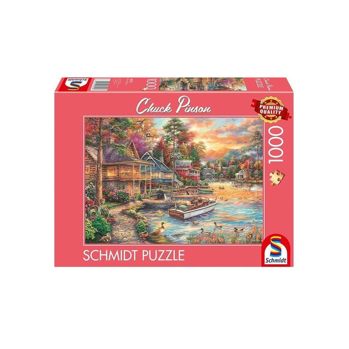 Пъзел Schmidt от 1000 части - Златна вечер на брега (58553)