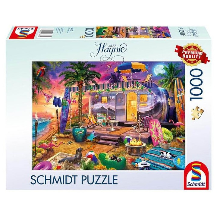 Пъзел Schmidt от 1000 части, С караваната край морето, Джеф Хейни (58573)