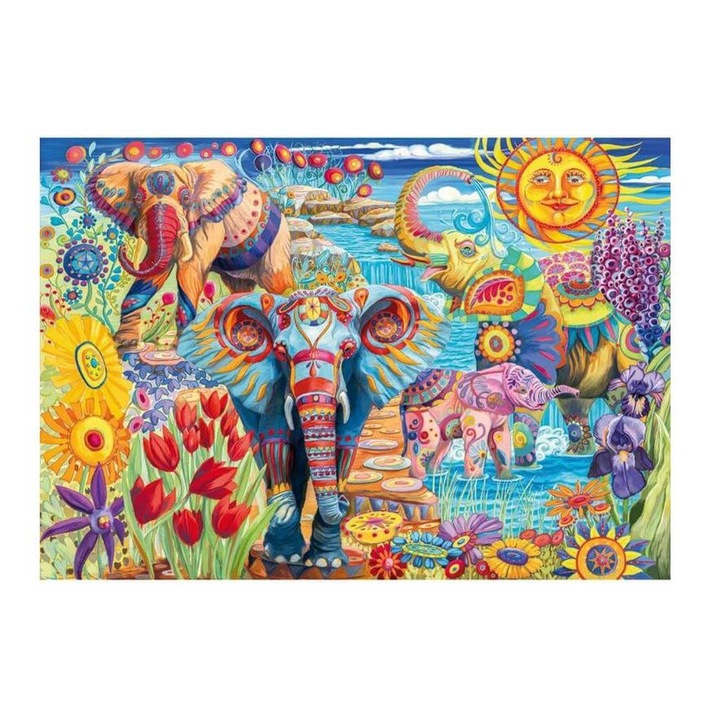 Clementoni 500 db-os puzzle - High Quality Collection - Elephants (35572)