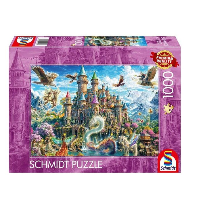 Puzzle Schmidt 1000 de piese - Castel de basm in taramul fanteziei