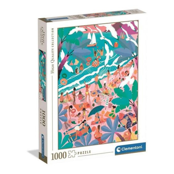 Clementoni 1000 db-os puzzle - High Quality Collection - Vasárnap a strandon (39891)