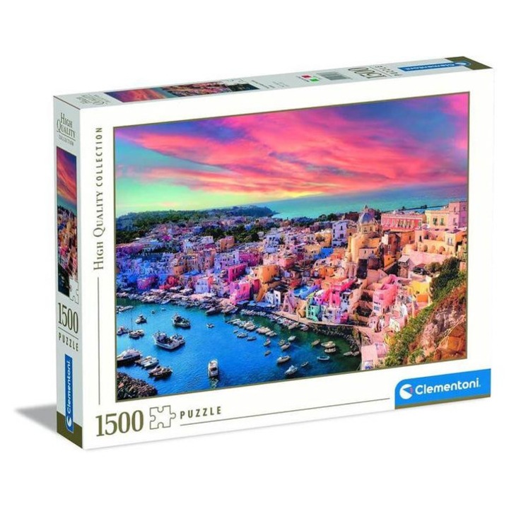 Пъзел Clementoni 1500 части - Висококачествена колекция - остров Прочида (31723)