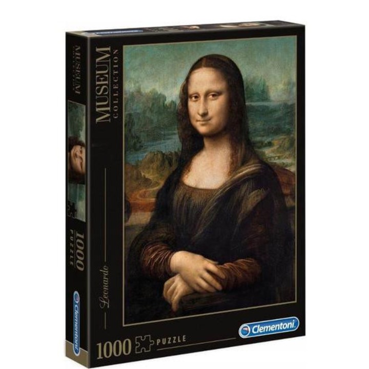 Пъзел Clementoni от 1000 части - Музейна колекция - Мона Лиза (37085)