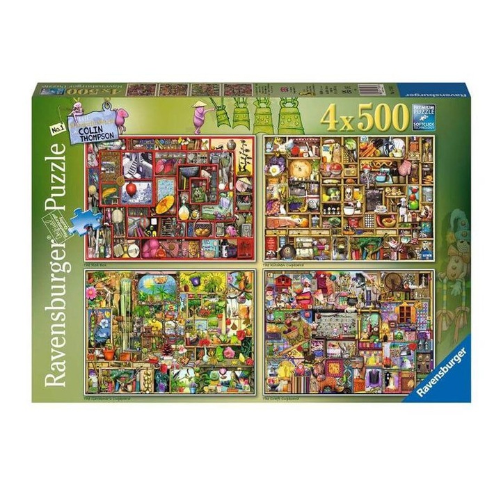 Puzzle 4x500 бр. - Colin Thompson