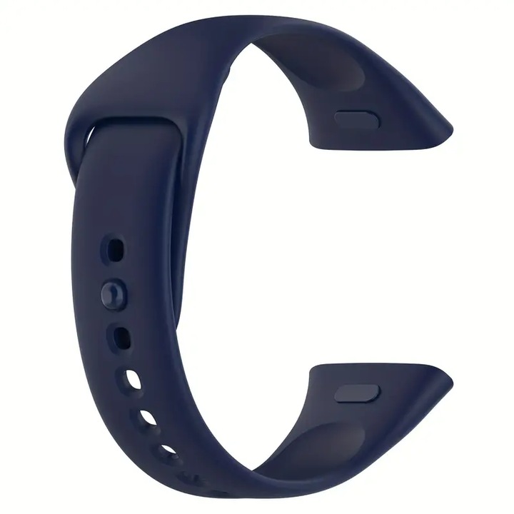 Okosóra szíj, Redmi Watch 3 kompatibilis, szilikon, sötétkék