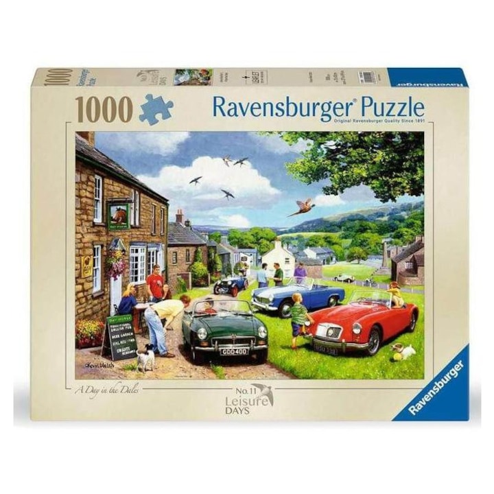 Puzzle Ravensburger 1000 piese - O zi in vale