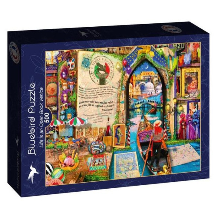 Bluebird 500 db-os puzzle - Life is an Open Book Venice (90715)