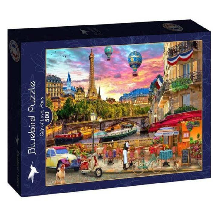 Bluebird 500 db-os puzzle - City of Love, Paris (90830)