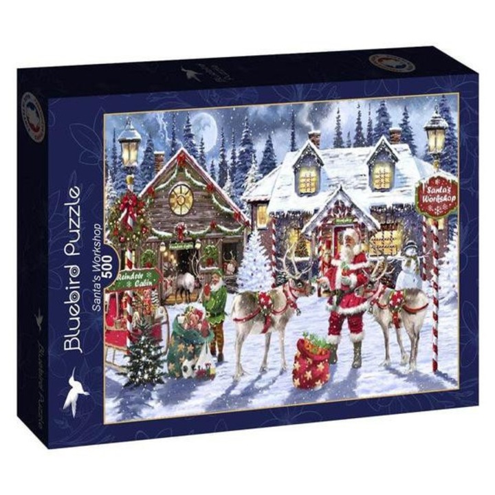 Bluebird 500 db-os puzzle - Santas Workshop (90813)